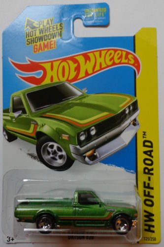 Hot Wheels 2015 HW Off-Road Datsun 620 125/250, Green