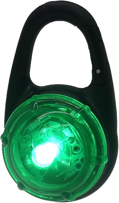 Fetch 50 Waterproof Clip-on Flashing Light Green LED Adventure Light