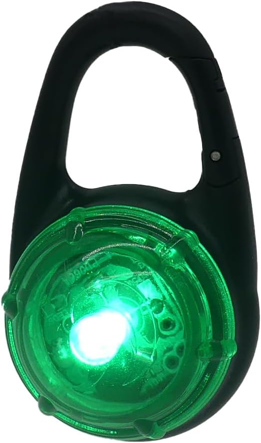 Fetch 50 Waterproof Clip-on Flashing Light Green LED Adventure Light