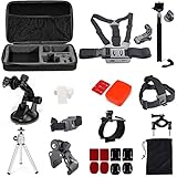 AVAWO GoPro Accessories Kit with Carry Case for GoPro HERO4 HERO3+ GoPro HERO3 GoPro HERO2 and GoPro HERO Action Cameras