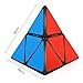 D-FantiX ShengShou Pyramorphix 2x2 Speed Cube Pyramid 2x2x2 Puzzle Cube Toy Black
