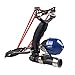 Toparchery Hunting Catapult Fishing Slingshot Kit with Shooting Rest, High Velocity Fishing Slingbow Set