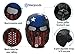Stargoods Skeleton Airsoft Tactical Mask - Metal Mesh Paintball, BB Gun & CS Games - America