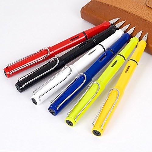 LANBITOU 757 Iridium Point EF Nib Fountain Pens 6 Colors Optional (Blue)