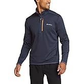 Eddie Bauer mens Activator Grid Long-sleeve Half-zip Fleece