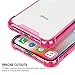 SALAWAT for iPhone Xs Case iPhone X Case, Clear iPhone Xs Case TPU Bumper Anti Scratch Thin Phone Case Cute Cover Reinforced Corners Shock Absorption Protective Case for iPhone X/Xs (Pink Blue)