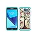 J7 V Case, J7 Perx Case, J7 Sky Pro Case, J7V Case, Galaxy Halo Case, J7 Prime Case, LEEGU Dual Layer Heavy Duty Protective Silicone Plastic Cover Case for Samsung Galaxy J7 2017 - Love Tree