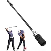 Rocalt Golf Swing Speed Trainer with Grip and Tempo Aid | 45 mph sound click, 31.5 in, 1.75 lb, non-slip rubber grip, right-handed training for outdoor and indoor