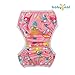 Babygoal Baby Girl Swim Diaper, Reusable Adjustable Washable Swim Underwear Fits 0-8M Baby Gifts and Swimming Lessons One Pack Small