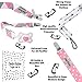 Dodo Babies Pacifier Clip & Teether Toy Set - Four Clips Plus Two Silicone Teether Toys - Universal Holder Fits Most Paci Brands - Fun Pink and Gray Prints for Girls or Boys