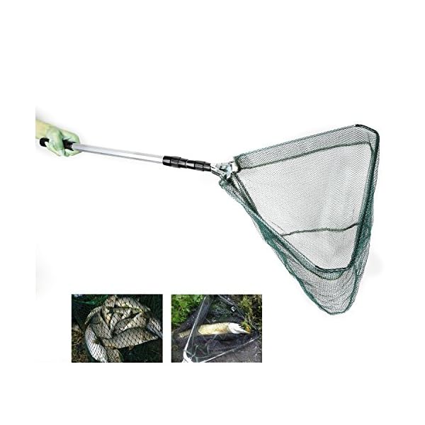 Folding-Fishing-Net-Telescopic-Fishing-Landing-Net-Triangular-Brail-Fish-Net-with-3-Sections-Aluminum-Extending-Pole-Handle-Fish-Shrimp-Bird-Butterfly-Catching-Gear-Fishing-Tackle