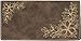 Floral Filigree Laser Engraved Leatherette Checkbook Cover