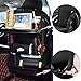 Car Back Seat Organizer with Table Tray for Baby PU Leather Foldable Dining Table Desk SUASI Back Seat Tablet Ipad Holder Tissue Storage Bag Pockets for Kids Travel(1 Pack)