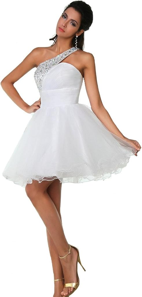 one shoulder homecoming dresses