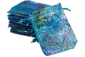 25 pcs Durable 12x9cm Coralline Organza Jewelry Pouch Wedding Party Favor Gift Bag Fashion with Nice