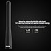 MAXRACING Short Truck Antenna Compatible with Chevy Corvette 1997-2004 / Carwash Safe/Aluminum Replacement Antenna