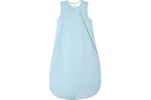 EasyFi Rayon Made from Bamboo Sleep Sack 6-12 Months 2.5 Tog Winter Supersoft Toddler Sleep Sack for Unisex Girl Boy Thick Warm Baby Sleeping Bag 2-Way Zipper Baby Wearable Blanket