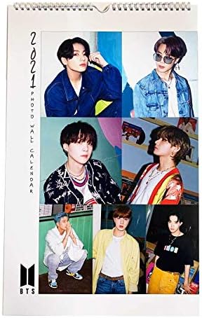 Amazon Co Jp 防弾少年団 Bts バンタンソニョンダン 21年度 壁掛けカレンダー カレンダー 文房具 オフィス用品