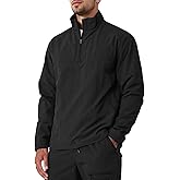 MorwenVeo Men's Casual Quarter Zip Pullover Lightweight Golf Track Jacket Stylish Windbreaker For Outdoors & Travel