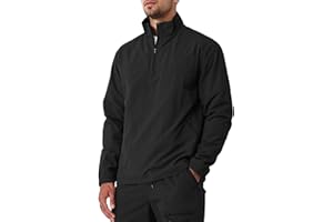 MorwenVeo Men's Casual Quarter Zip Pullover Lightweight Golf Track Jacket Stylish Windbreaker For Outdoors & Travel