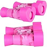7TECH Binoculars Mini Cute for Kids Explore Tools Educational Outdoor Activity Toys Pink