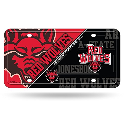NCAA Arkansas State Indians Metal Auto Tag