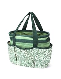 Home Garden Tote Bolsa de herramientas de jardín con bolsillos 10 pulg. X 19 pulg. X 14 pulg. Poliéster jardinería Regalo # G-6004-US