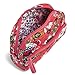 Vera Bradley Women's Signature Cotton Mini Cosmetic Makeup Bag, Coral Floral, One Size