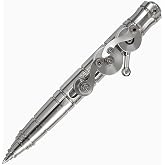 Dr. Metalleung Bolt Action Pen: Pocket EDC Retractable Ballpoint Pen, Refillable, Heavy Duty Stainless Steel Pen - Design for Smooth Office Writing &amp; Gifts