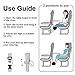 Airplane Footrest, Airplane Travel Accessories with Inflatable Travel Pillow U-Shape, Portable Travel Foot Rest Hammock for Long Trips Flights Train Bus - Travelers Businessman Necessities with Bag
