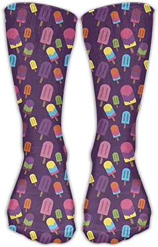 Summer Popsicle Fun Novelty Long Sock Crew Athletic Tube High Stockings Sport