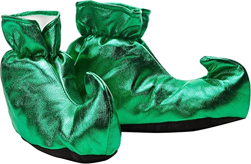 Rubies Green Fabric Elf Shoes Costume Accessory for Adults, Unisex One Size at Amazon