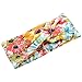 4 Pack Women Headband Boho Floal Style Criss Cross Head Wrap Hair Band