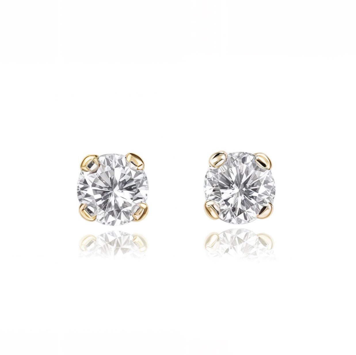 Monde Petit - 18ct Yellow Gold Children's Earrings