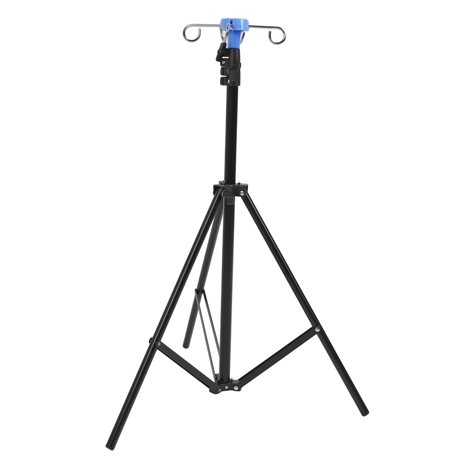Drip Stand, Iv Drip Stand, Black Drip Stand Metal Multifunctional Foldable Drip Bag Stand Lightweight Stable Base Iv Drip Dartboard Stand Tripod for Clinic