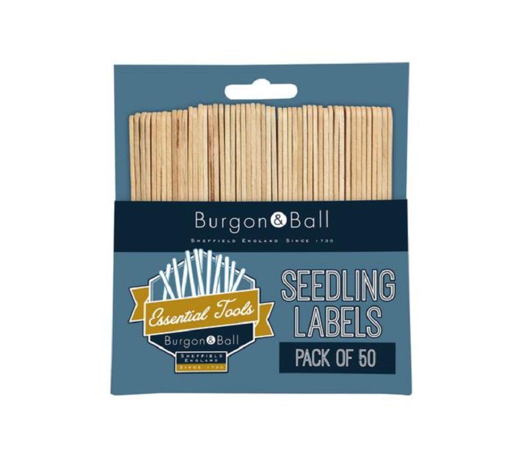 Burgon & Ball GYO/PLAB Wooden Seedling Label 50-Piece Set
