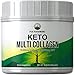 Keto Multi Collagen Protein Powder + MCT Oil Powder. Perfect 2:1 Ratio Zero Carb 10,000mg Grassfed Collagen Peptides + 5000mg MCT Oil Powders. Keto Meal Replacement Shake for Ketogenic Diet