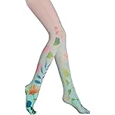 Sahabowi Women's Sheer Tights, Digital Print Designs Stockings