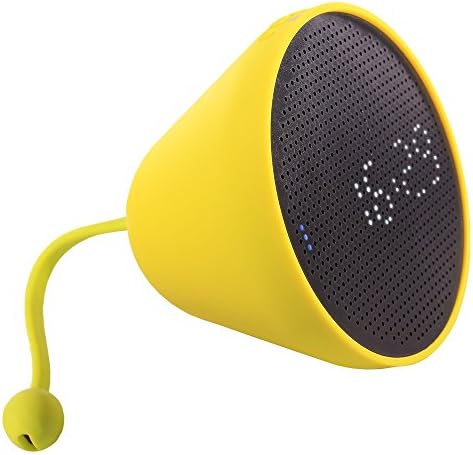 Stylepie Portable Night Light with Digital Alarm Clock,USB Charging Table Lamp,12/24 Hours Clock with Time/Date/Temperature /Humidity -Yellow