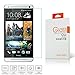 Nacodex Premium Ultra Thin Tempered Glass Screen Protector Film For HTC One Remix / HTC One Mini 2 - Protect Your Screen From Scratches - Retail Package