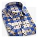 WHENOW Men's Classic Long Sleeve Plaid Shirt Button Down Shirt
