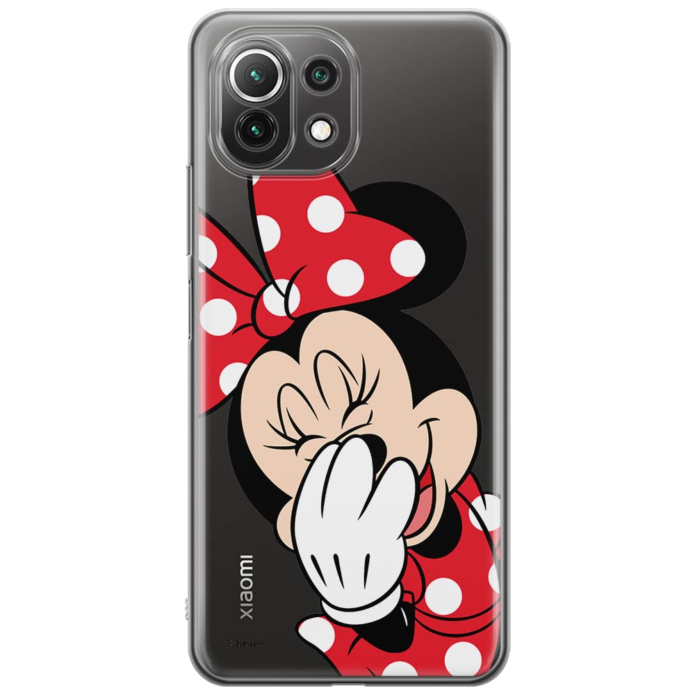 ERT GROUP mobile phone case for Xiaomi 11 Lite 4G/5G original and officially Licensed Disney pattern Minnie 006, partially transparent