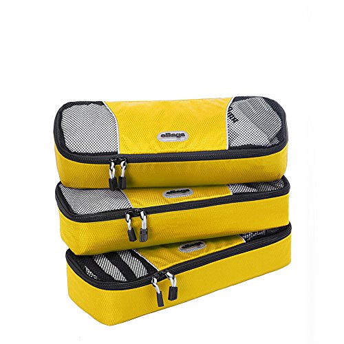 Ebags slim packing cubes - 3pc set (canary)