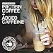 WodFee Protein Coffee | All Natural Whey Protein Coffee With 18G Of Protein Per Serving | No Artificial Sweeteners, NON GMO, KETO Friendly and Gluten Free | 18 Servings