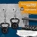 Tec.Mood - 100lb Super Strong Magnetic Hooks - Heavy Duty Rust Resistant Magnet Swivel Hook Hanger 2pcs - Ideal for Indoor/Outdoor Hanging in Home, Kitchen, Workshop, Garage and Offices