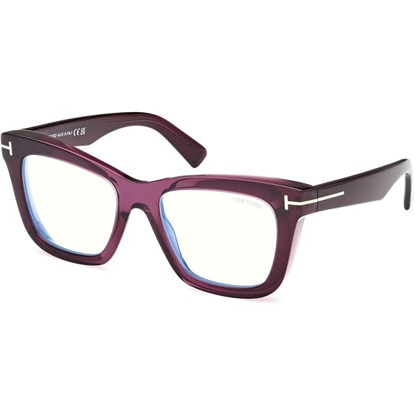 Amazon.com: Eyeglasses Tom Ford FT 5845 -B 074 Shiny