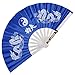 Armory Replicas Japanese Tessen-Jutsu Iron Fan Tai Chi Blue