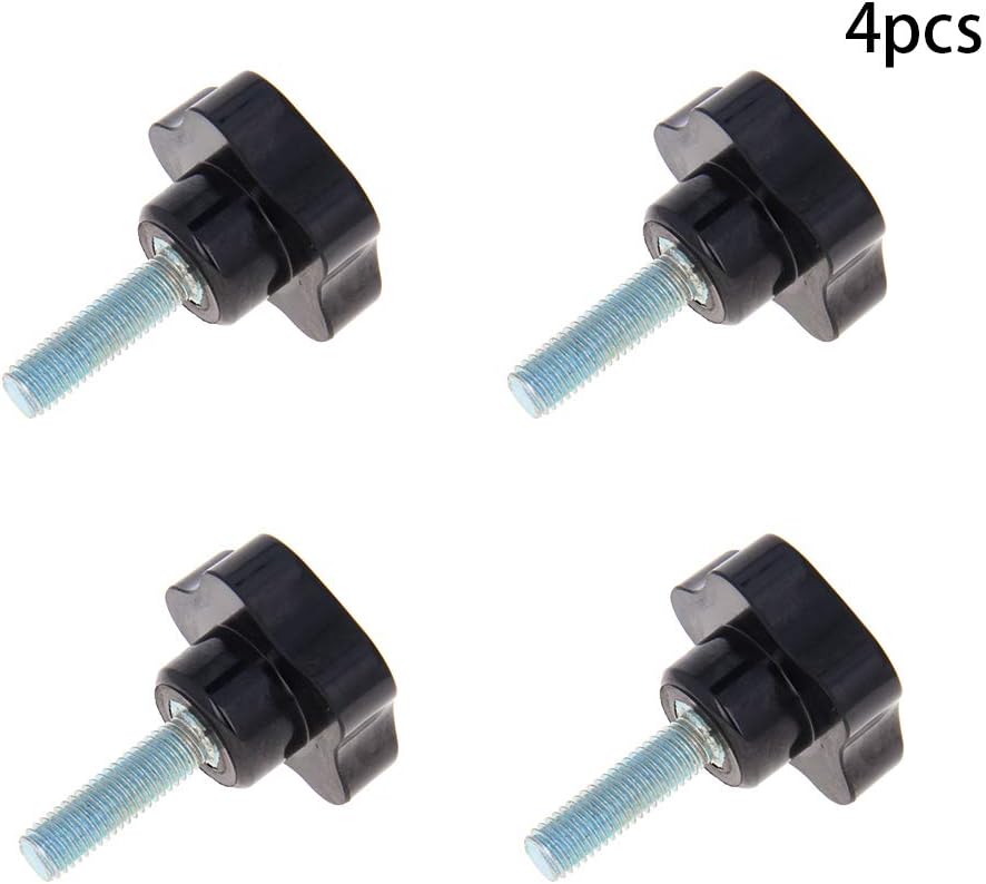 Othmro M10×35mm Male Thread Clamping Knobs Grip, 4pcs Thumb Screws Star Head Handle Knobs Tightening Screw Bakelite Knob - Image 3