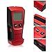 WELQUIC Stud Finder Electric Center-finding with 3-in-1 Metal AC Wires Wood Detector with Backlit LCD Screen and Beeping Signal Alert, Black and Red