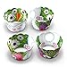 Cute Animal Easter Bunny Cupcake Wrappers and Toppers by Funky Fledgling- 24 Sets (Woodland Bunny)